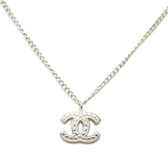 シャネル ココマーク チェーン ペンダント ネックレス 05V刻印 シルバー メタル レディース CHANEL 中古
