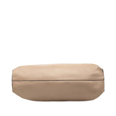 ロエベ アナグラム ラゾ トートバッグ ハンドバッグ ベージュ ブラウン レザー レディース LOEWE 【中古】