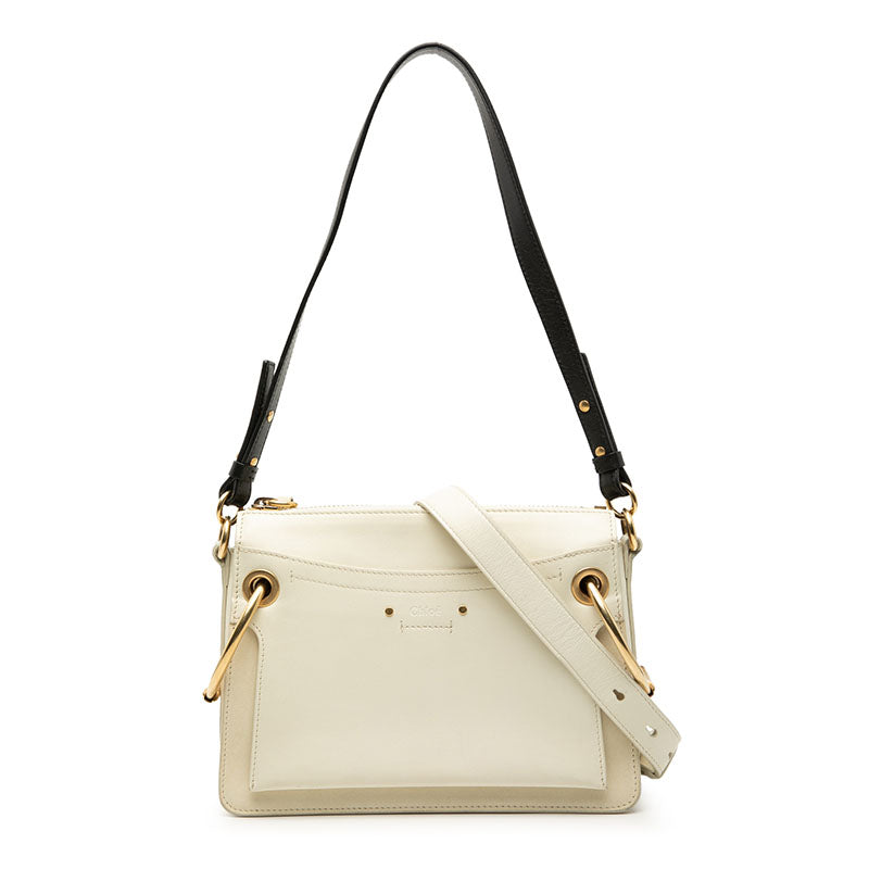 クロエ ロイ ハンドバッグ ショルダーバッグ 2WAY アイボリー レザー レディース Chloe 【中古】