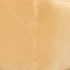 シャネル マトラッセ30 ココマーク チェーン ショルダーバッグ ベージュ ラムスキン レディース CHANEL 【中古】