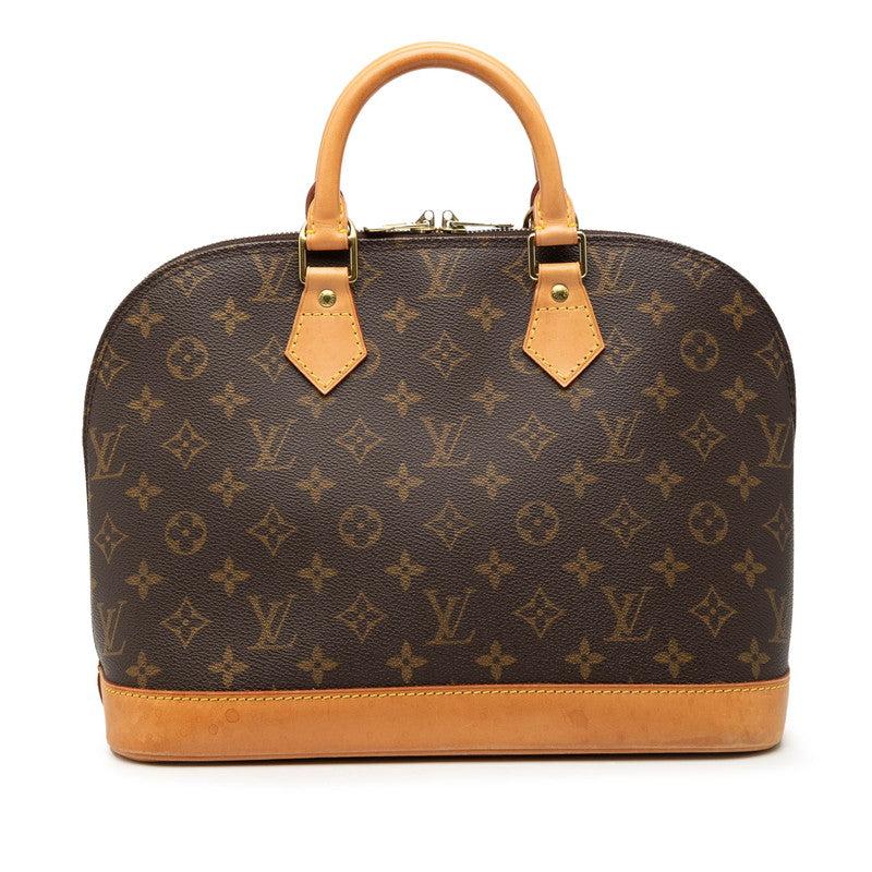 ルイ ヴィトン モノグラム アルマPM 旧型 ハンドバッグ M51130 ブラウン PVC レザー レディース LOUIS VUITTON 【中古】