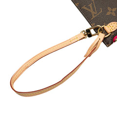 ルイ ヴィトン ネヴァーフル用 ポーチ ブラウン PVC レザー レディース LOUIS VUITTON 【中古】