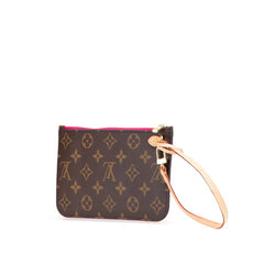 ルイ ヴィトン ネヴァーフル用 ポーチ ブラウン PVC レザー レディース LOUIS VUITTON 【中古】