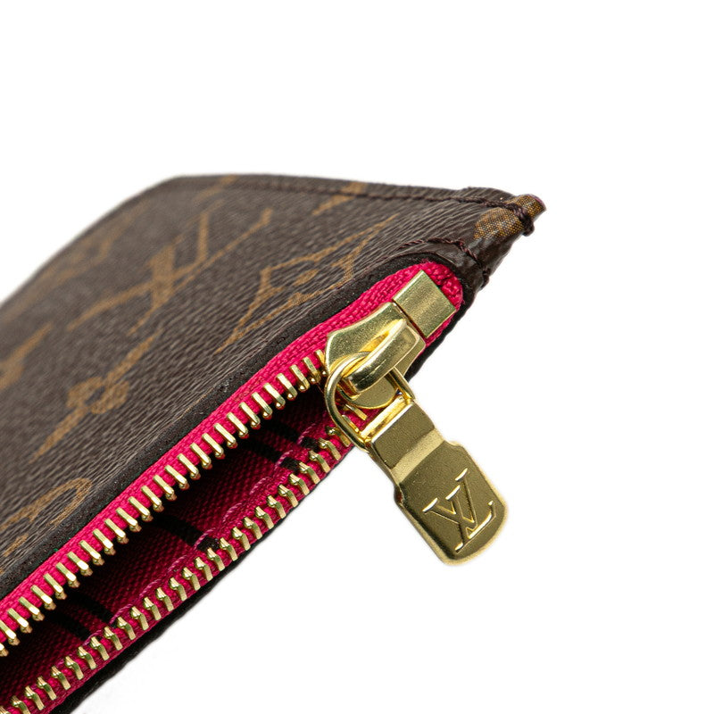 ルイ ヴィトン ネヴァーフル用 ポーチ ブラウン PVC レザー レディース LOUIS VUITTON 【中古】