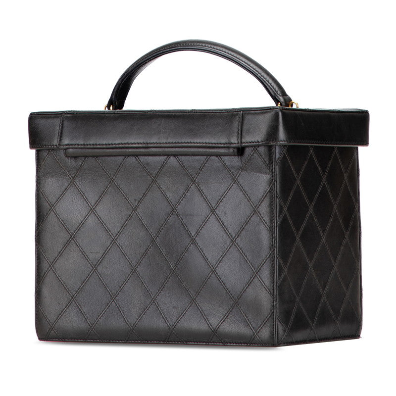 シャネル ビコローレ ココマーク バニティバッグ ショルダーバッグ 2WAY ブラック レザー レディース CHANEL 【中古】