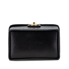 シャネル ビコローレ ココマーク バニティバッグ ショルダーバッグ 2WAY ブラック レザー レディース CHANEL 【中古】