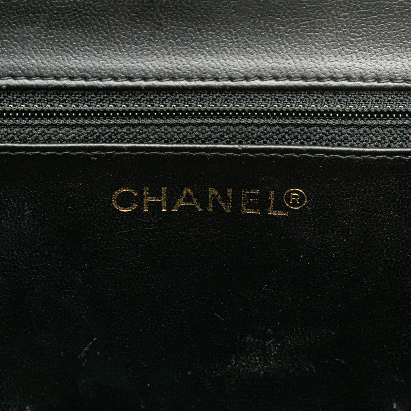 シャネル ビコローレ ココマーク バニティバッグ ショルダーバッグ 2WAY ブラック レザー レディース CHANEL 【中古】