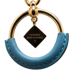 エルメス ループ メドール ネックレス ブルージーン メッキ ヴォースイフト レディース HERMES 【中古】
