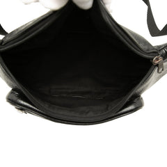 バレンシアガ グラフィティ エクスプローラー ボディバッグ ウエストバッグ 529550 ブラック レザー メンズ BALENCIAGA 中古