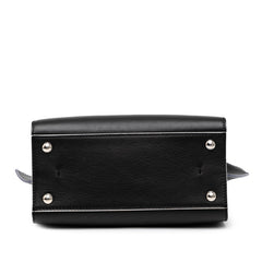 フェンディ ミニ トロワージュ ハンドバッグ ショルダーバッグ 2WAY 8BH333 ブラック カーフ レディース FENDI 【中古】