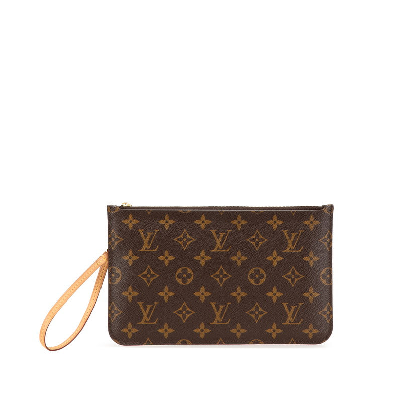 ルイ ヴィトン モノグラム ネヴァーフルMM 付属ポーチ ポーチ M40995 ブラウン PVC レディース LOUIS VUITTON 【中古】