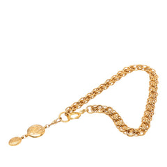 シャネル マドモアゼル ヴィンテージ チェーン ペンダント ネックレス ゴールド メッキ レディース CHANEL 【中古】