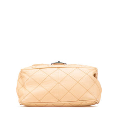 シャネル シャネル 2.55 チェーン ショルダーバッグ ハンドバッグ ベージュ ラムスキン レディース CHANEL 【中古】