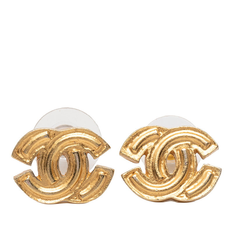 シャネル ココマーク スタッドピアス ゴールド メッキ レディース CHANEL 【中古】