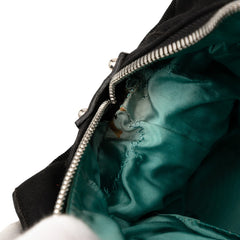 サルヴァトーレフェラガモ ハンドバッグ AU-21 5358 ブラック キャンバス レザー レディース Salvatore Ferragamo 【中古】