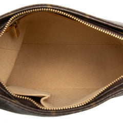 ルイ ヴィトン モノグラム ルーピングMM ワンショルダーバッグ M51146 ブラウン PVC レザー レディース LOUIS VUITTON 【中古】