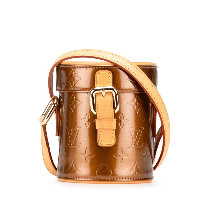 ルイ ヴィトン モノグラム ヴェルニ アスタープレイス ショルダーバッグ M91101 ブロンズ パテントレザー レディース LOUIS VUITTON 【中古】