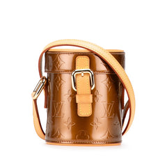 ルイ ヴィトン モノグラム ヴェルニ アスタープレイス ショルダーバッグ M91101 ブロンズ パテントレザー レディース LOUIS VUITTON 【中古】