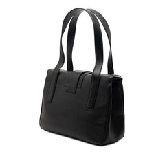 サルヴァトーレフェラガモ ハンドバッグ トートバッグ ブラック レザー レディース Salvatore Ferragamo 【中古】