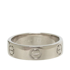 カルティエ ラブリング クラシックモデル 指輪 #55 シルバー Pt950 プラチナ レディース CARTIER 中古