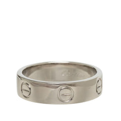 カルティエ ラブリング クラシックモデル 指輪 #55 シルバー Pt950 プラチナ レディース CARTIER 中古