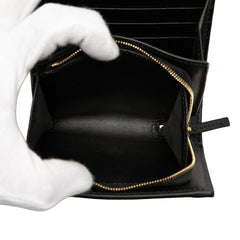 グッチ GGマトラッセ GGロゴ 二つ折り財布 723799 ブラック レザー レディース GUCCI 【中古】