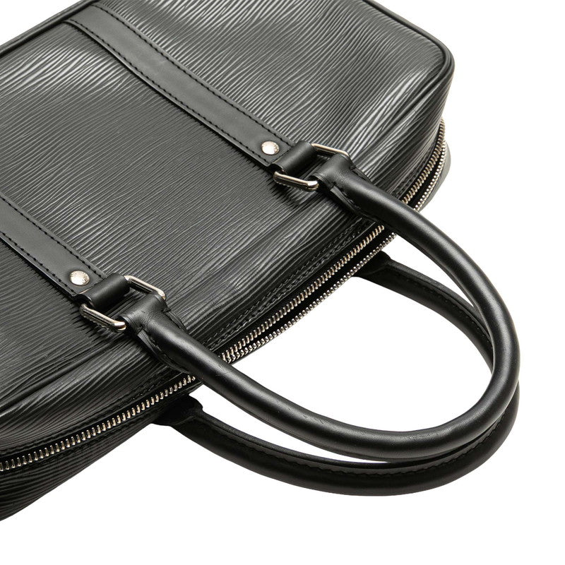 ルイ ヴィトン エピ ヴィヴィエンヌ ロン ハンドバッグ M59112 ノワール ブラック レザー レディース LOUIS VUITTON 【中古】