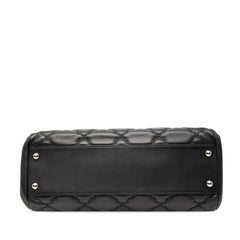 シャネル ハンプトンズ ウルトラステッチ チェーン ショルダーバッグ ブラック ラムスキン レディース CHANEL 【中古】