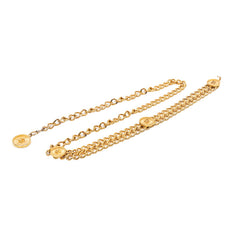 シャネル ココマーク クローバー コインモチーフ チェーン ベルト ゴールド メッキ レディース CHANEL 【中古】