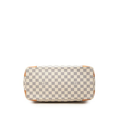 ルイ ヴィトン ダミエ アズール ハムステッドMM トートバッグ ショルダーバッグ N51206 ホワイト PVC レザー レディース LOUIS VUITTON 【中古】
