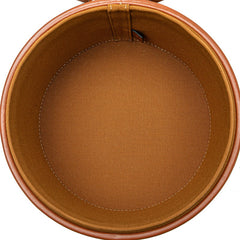 セリーヌ トリオンフ タンブール ミディアム ショルダーバッグ ブラウン PVC レザー レディース CELINE 【中古】