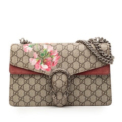 グッチ GGブルームス ディオニュソス チェーン ショルダーバッグ 400249 ベージュ レッド PVC スウェード レディース GUCCI 【中古】