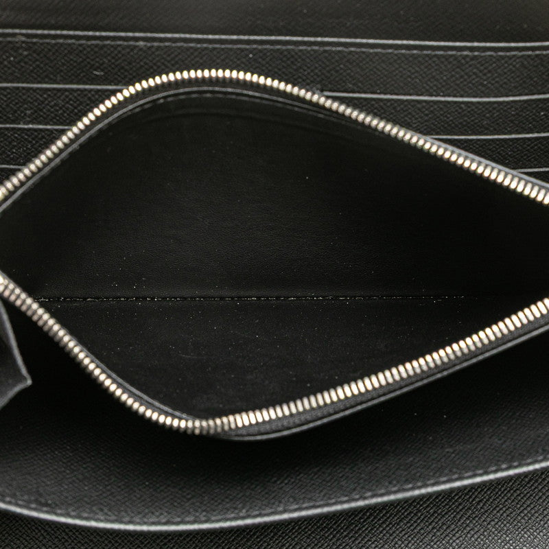 ルイ ヴィトン タイガ ジッピー オーガナイザーNM ラウンドファスナー 長財布 M30056 ブラック ノワール レザー メンズ LOUIS VUITTON 【中古】