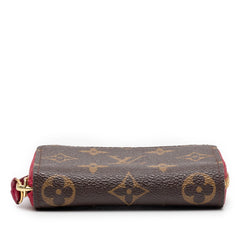 ルイ ヴィトン モノグラム ミュルティカルト カードケース M61299 ブラウン フューシャ PVC レザー レディース LOUIS VUITTON 中古