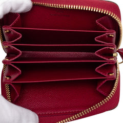 ルイ ヴィトン モノグラム ミュルティカルト カードケース M61299 ブラウン フューシャ PVC レザー レディース LOUIS VUITTON 中古