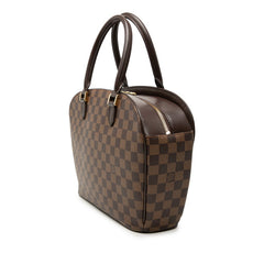 ルイ ヴィトン ダミエ サリア オリゾンタル ハンドバッグ N51282 ブラウン PVC レザー レディース LOUIS VUITTON 【中古】