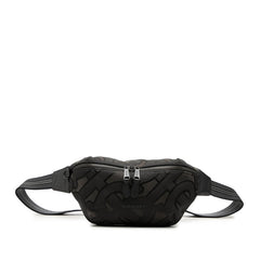 バーバリー TBモノグラム ソニー ウエストバッグ バムバッグ 8043707 ブラック ナイロン レザー メンズ BURBERRY 中古