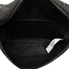 バーバリー TBモノグラム ソニー ウエストバッグ バムバッグ 8043707 ブラック ナイロン レザー メンズ BURBERRY 中古