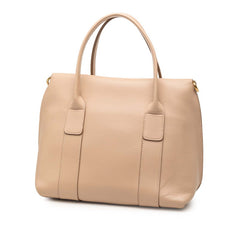 サルヴァトーレフェラガモ ガンチーニ ハンドバッグ ショルダーバッグ 2WAY DH21-D941 ベージュ カーフレザー レディース Salvatore Ferragamo 【中古】