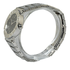 ブルガリ ブルガリブルガリ 腕時計 BB26SS クオーツ ブラック文字盤 ステンレススチール レディース BVLGARI 【中古】