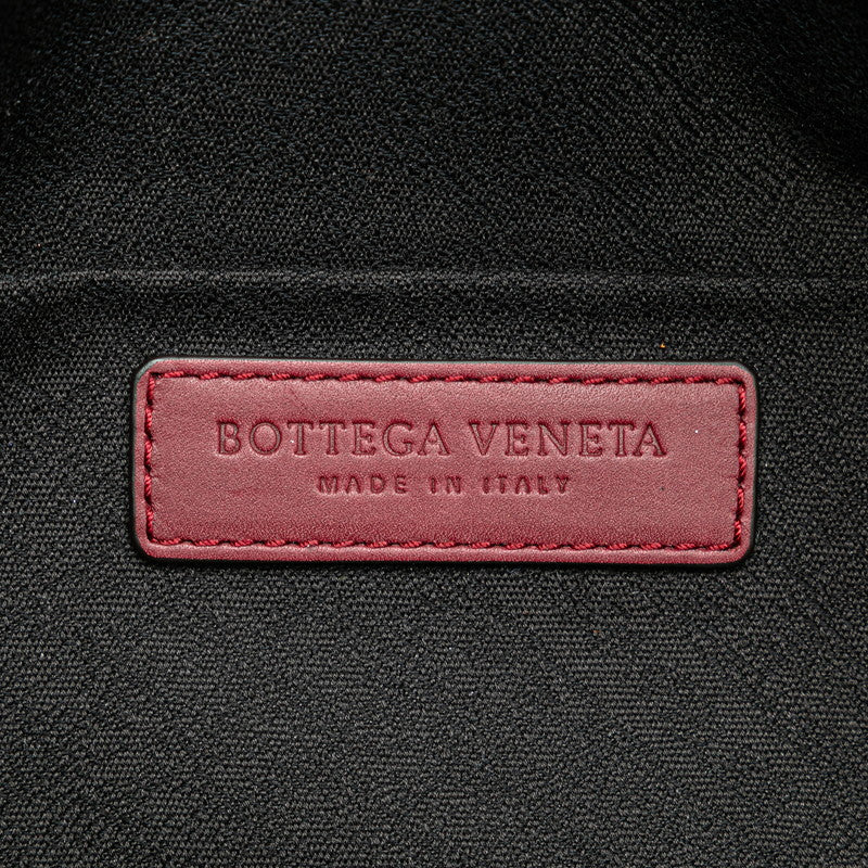 ボッテガヴェネタ マルコポーロ ベルトバッグ ボディバッグ ワインレッド レザー メンズ BOTTEGAVENETA 【中古】