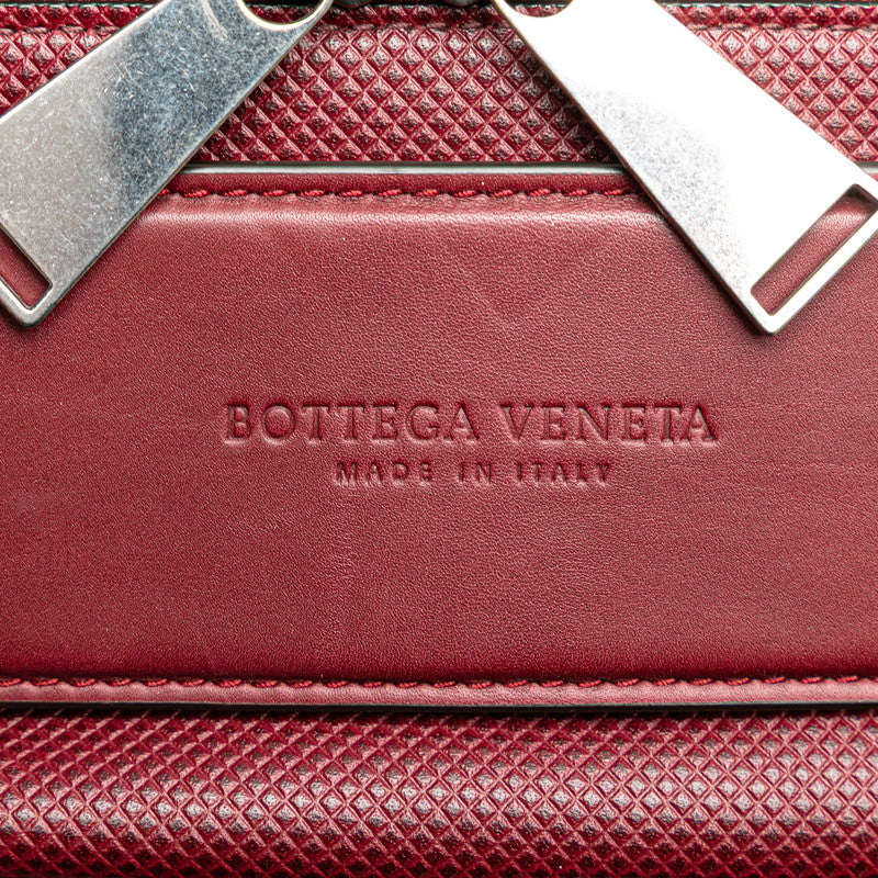 ボッテガヴェネタ マルコポーロ ベルトバッグ ボディバッグ ワインレッド レザー メンズ BOTTEGAVENETA 【中古】