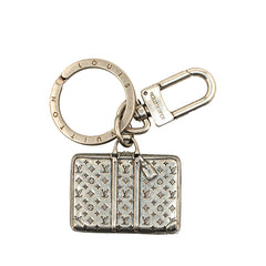 ルイ ヴィトン モノグラム ザ シリウス トラベル キーホルダー バッグチャーム M62717 シルバー メタル レディース LOUIS VUITTON 【中古】