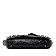 バレンシアガ ル カゴール XS ショルダーバッグ 719082 ブラック レザー レディース BALENCIAGA 中古