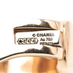シャネル ココ クラッシュ コレクション ピアス J11754 18Kベージュゴールド レディース CHANEL 【中古】