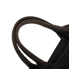 プラダ 三角ロゴプレート カナパ ハンドバッグ ショルダーバッグ 2WAY ブラック キャンバス レディース PRADA 【中古】