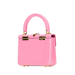 グッチ シルヴィ1969 ハンドバッグ チェーンショルダーバッグ 2WAY 589482 ピンク ゴールド プラスチック レディース GUCCI 【中古】