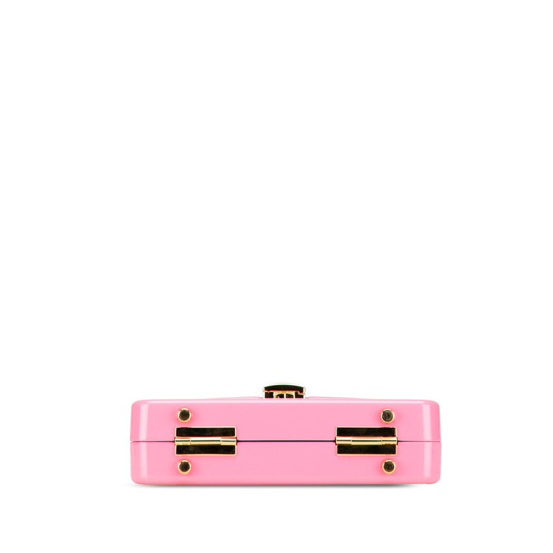 グッチ シルヴィ1969 ハンドバッグ チェーンショルダーバッグ 2WAY 589482 ピンク ゴールド プラスチック レディース GUCCI 【中古】