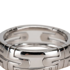 ブルガリ パレンテシ リング 指輪 #60 K18WG ホワイトゴールド メンズ BVLGARI 【中古】