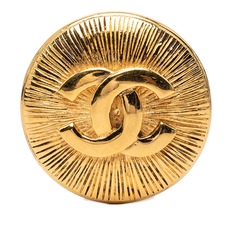 シャネル ココマーク ブローチ ゴールド メッキ レディース CHANEL 【中古】
